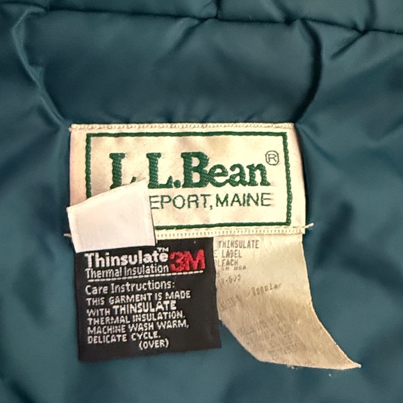 Vintage 90s LL Bean Anorak Aztec Pattern Pullover Parka Southwestern Medium - Picture 10 of 13